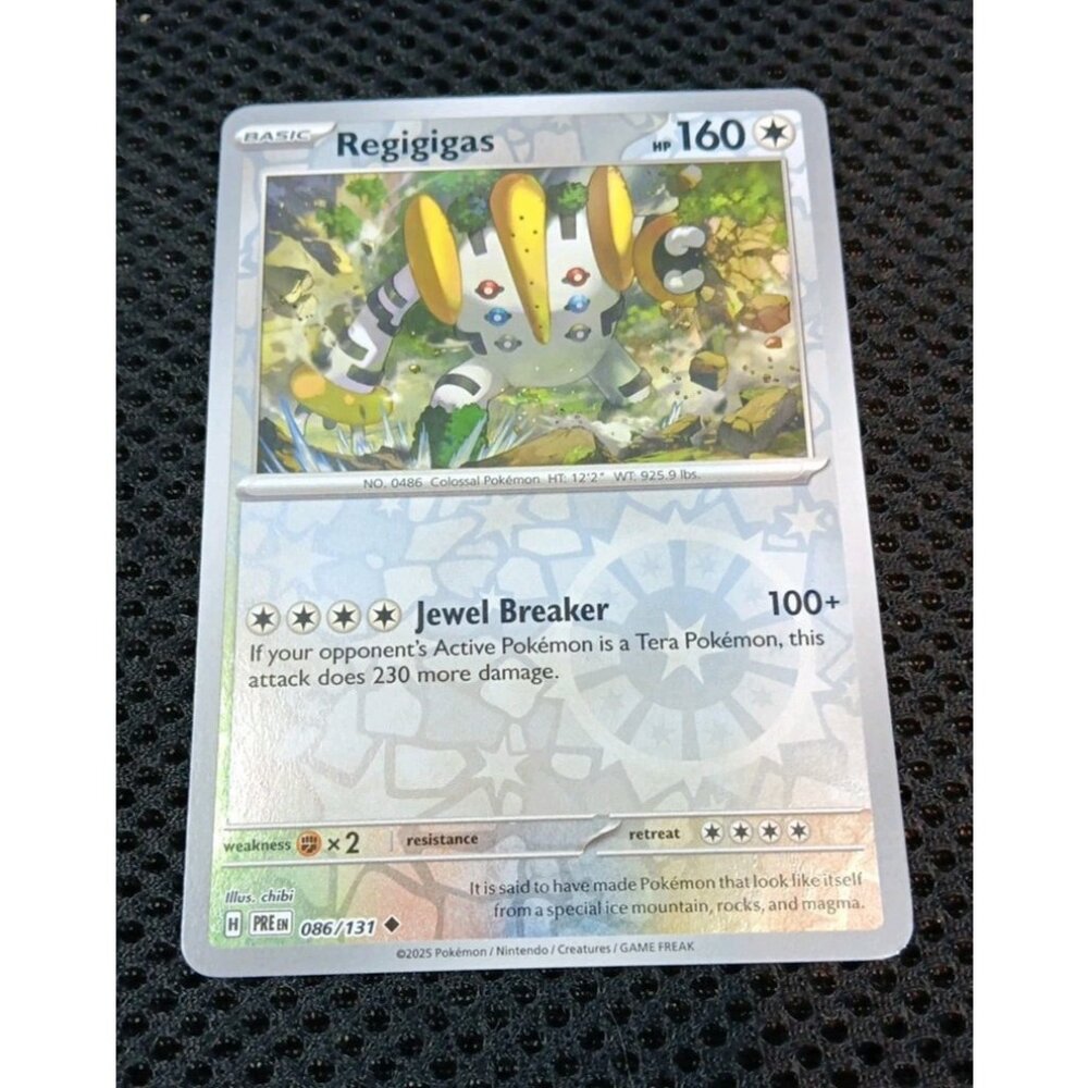 REGIGIGAS 086/131 Reverse Holo Prismatic Evolutions | Scarlet & Violet | Pokémon